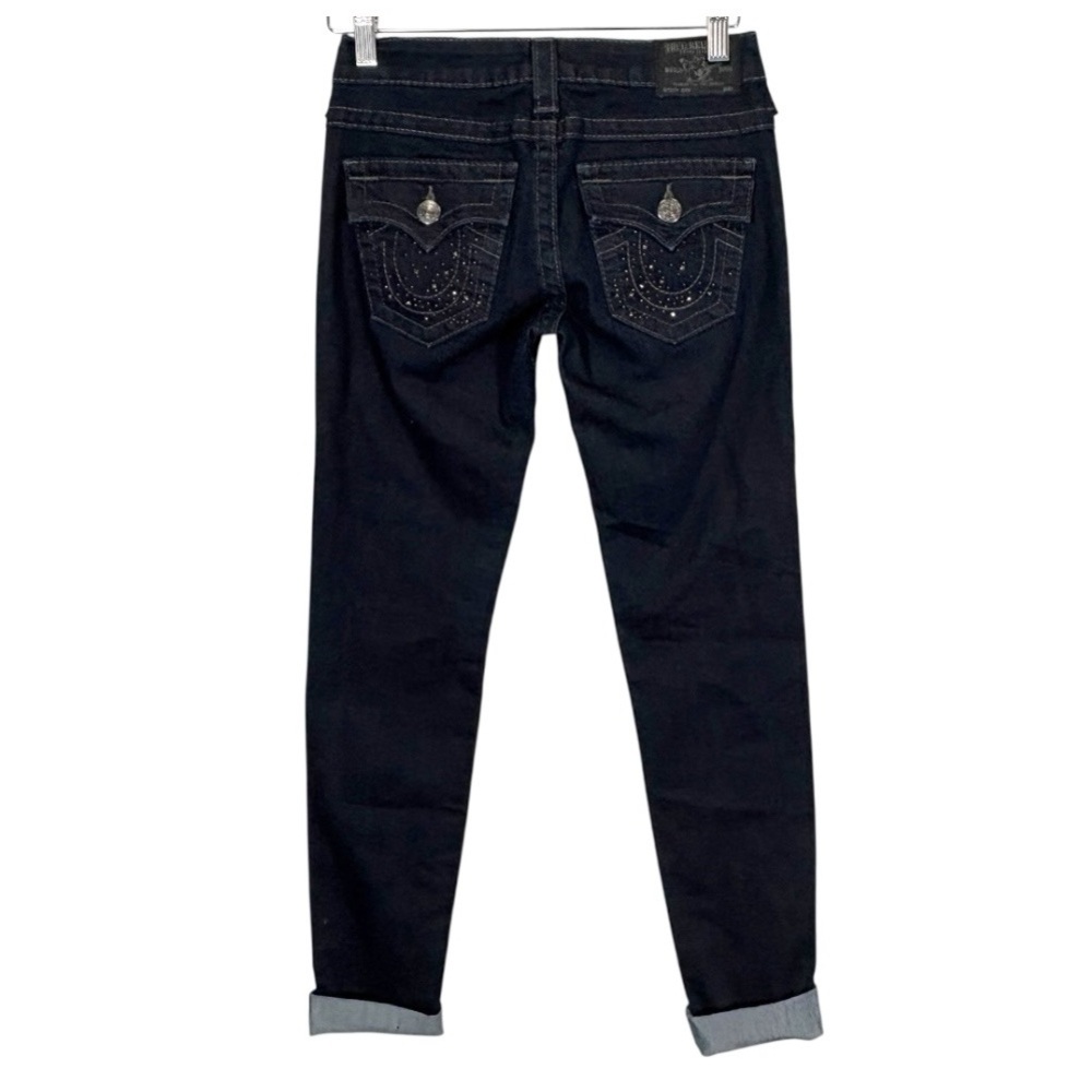 Vintage True Religion Jodie Embellished Y2k Jeans Size 26